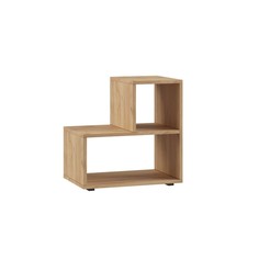 Клик Мебель Полка стеллаж Линда, 500х350х510, Дуб крафт золотой