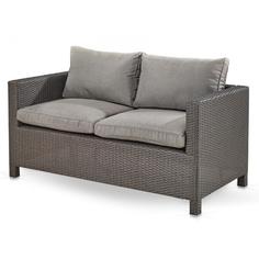 Плетеный диван S59A-W53 Brown Afina No Brand