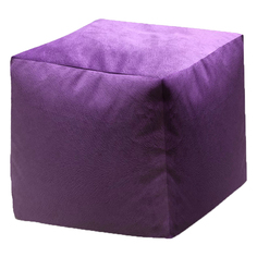 Пуфик кубик Kreslo-Puff Mustang Велюр Фиолетовый