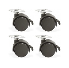Опора колесная поворотная JET MP00235, цвет черный
