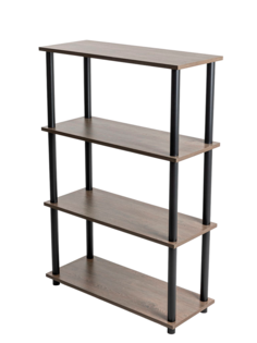 Этажерка деревянная ЛДСП GASTRORAG 1110/4 тауп, 4 полки, 75х30х112.5