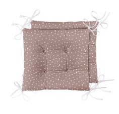 Комплект подушек на стул с тафтингом квадратных 40х40 (2 шт) "Унисон" рис 33002-1 Love