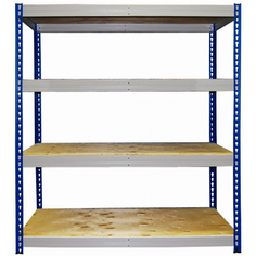 Стеллаж металлический MZ_МКФ18614-2.0 груз. 4 полки 1830х610х2000 No Brand