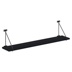 Настенная полка с полкодержателями Skyland COFFEE SH3-BAR Дуб Юкон 860х166х209