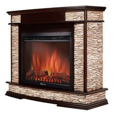 Электрокамин Electrolux Scala 30 сланец скалист. бурый/тёмный дуб с очагом EFP/P-3020LS