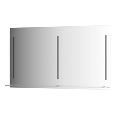 Зеркало с полочкой со встроенной Led-подсветкой Evoform BY 2169, 75х130 3000 К