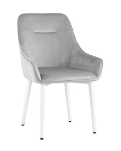 Стул Stool Group Диана, серебристый/белый