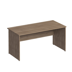 Письменный стол прямой Юнитекс "Комфорт" К.104_ШТ 160х75х75, дуб шамони темный