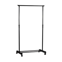 Вешалка напольная Шабашка, с регулировкой по высоте, 81 x 42 x 92 x 160 см, серая No Brand