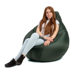Кресло-груша Kreslo-Puff SUPER OXFORD 72 Темно-зеленый