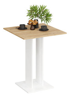 Стол обеденный Анкона тип 1 (Дуб Крафт золотой, Белый) Triya