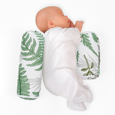 Подушка (для боковой поддержки) Amarobaby Nature Anatomy с лузгой гречихи (Папоротники)