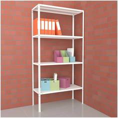 Стеллаж металлический / стеллаж с полками / стеллаж универсальный / этажерка-органайзер / No Brand