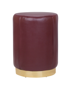 Пуф Topper brown leather Mak Interior