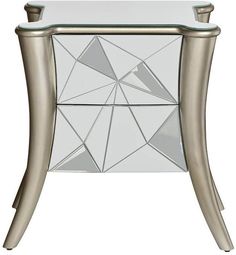 Тумба зеркальная, 2 ящика Размер: 58*59*42 см Garda Decor