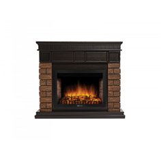Электрокамин Electrolux Bricks WOOD 30 камень темный, шпон венге с очагом EFP/P - 3020LS