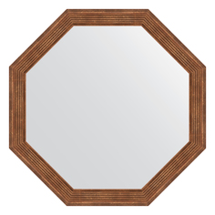 Зеркало в раме 60x60см Evoform BY 3662 сухой тростник