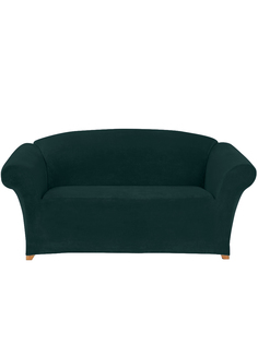 Чехол на трехместный диван Виктория хоум декор Бруклин темно-зеленый