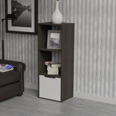 Стеллаж Cube 3 секции, 368x330x1074, дуб сонома Ластра