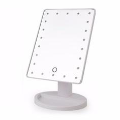 Косметическое зеркало с подсветкой Large Led Mirror, Белый No Brand