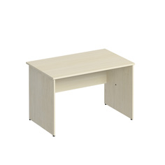 Письменный стол прямой Юнитекс "Комфорт" К.102_ДШ 120х75х75, дуб шамони светлый