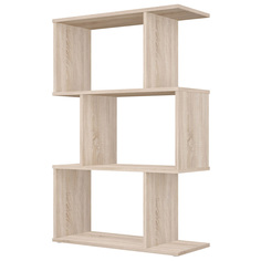 Стеллаж Polini Home Smart фигурный 3 секции, дуб