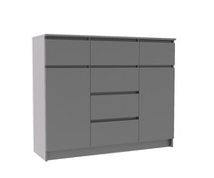 Комод-тумба ДСВ МК 1200.4, 99х120х40 см, Графит