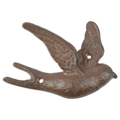 Настенный крючок Esschert Design Летящая птица, коричневый