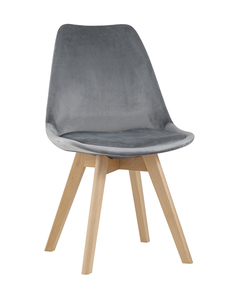Стул Stool Group FRANKFURT Y863 velvet grey, серый