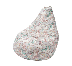 Кресло-мешок Hoff Единороги L, разноцветный