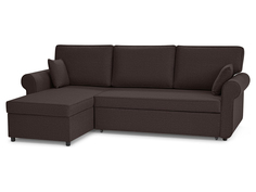 Угловой диван-кровать ВММ Рейн универсальный угол 241х153х89 см, кофейный