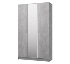 Шкаф 3-дверный с зеркалом Hoff Лофт