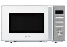 Микроволновая печь соло KRONA QUANTUM 44 WH/IX серебристый, белый Крона