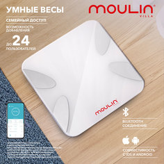 Весы напольные электронные Moulin Villa MV-SC 003 mini White Swiss Diamond