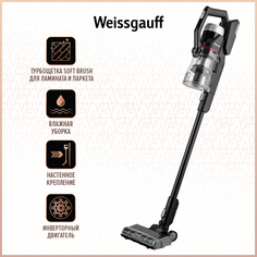 Пылесос Weissgauff V18 BLDC Wash & Dry черный