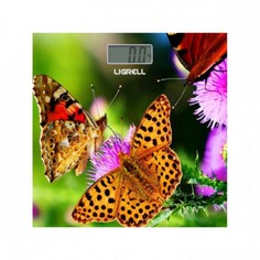 Весы напольные LIGRELL LBS-1821D Бабочка разноцветные