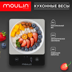 Весы кухонные Moulin Villa KS-MV 003 серебристые, черные