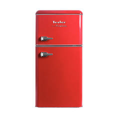 Холодильник TESLER RT-132 красный