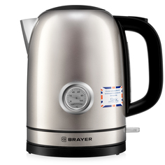 Чайник электрический Brayer BR1050 1.7 л серебристый