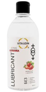 Интимный гель-смазка "Vita Udin" с ароматом клубники (крышка флип-топ) 500 мл