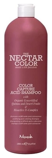 Шампунь Color Capture Acid Shampoo фиксирующий после окрашивания 1000 мл Nook