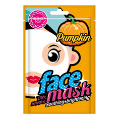 Маска для лица тканевая укрепляющая BLINGPOP Pumpkin Soothing & Brightening Mask 20мл