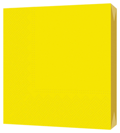 Салфетка Bulgaree green бумажные 3-х слойные желтые 33x33 20 шт