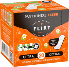 Ежедневные гигиенические прокладки Fresh Fantasy Flirt, 20 шт