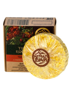 Твёрдый шампунь с облепихой и шиповником для всех типов волос, 60 г Алтын бай