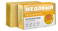 Мыло медовое "Обновление" с прополисом, 100г Дом Природы
