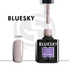 Гель-лак №206 Luxury Silver 10 мл, BLUESKY