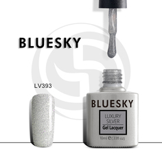 Гель-лак №393 Luxury Silver 10 мл, BLUESKY