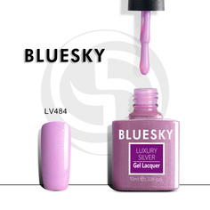 Гель-лак №484 Luxury Silver 10 мл, BLUESKY