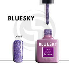 Гель-лак №485 Luxury Silver 10 мл, BLUESKY